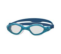 Zoggs Tiger Gafas de natación para adultos, protección UV, correas ajustables rápidamente, lentes de gafas de natación antivaho, piel fluida, flexibilidad y ajuste, lentes de titanio,protección solar