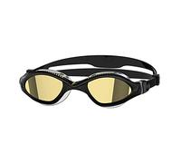 Zoggs Tiger Gafas de natación para adultos, protección UV, correas ajustables rápidamente, lentes de gafas de natación antivaho, piel fluida, flexibilidad y ajuste, lentes de titanio,protección solar