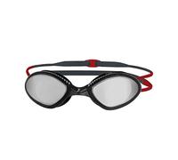 Zoggs Tiger - Gafas de natación para adultos, protección UV, correas de gafas cómodas de ajuste rápido, lentes de natación sin niebla, gafas adultos, ultra ajuste, lente de titanio,