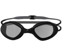 Zoggs - Gafas natación Tiger - Protección UV, antiempañamiento, ajuste rápido - Negro/Gris Pequeño