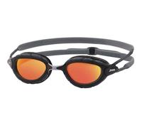 Zoggs Gafas de natación Predator Titanium gris ajuste pequeño para adultos