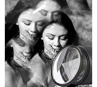 ZOGUO Filtro de Lente de cámara Prisma de Vidrio Coloreado Prisma de caleidoscopio de 77 mm Variable de sujetos Accesorios de fotografía de cámara Prismlensfx (Size : with 52 adpater, Color : Blue)