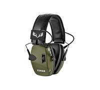 ZOHAN 054 Protección auditiva electrónica Disparo Protección auditiva Reducción de ruido Amplificación de sonido Orejeras Electrónicas para Caza tiro NRR22dB SNR 27dB, verde, Durchschnittsgröße