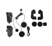 Zohisin Auriculares de Casco de Motocicleta Clear Estable Clear Two Way Intercom Motorcycle Helmet Auriculares Y10 Duro con tecnología para una transmisión Estable Cobertura más Amplia (Y10 Soft)
