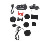 Zohisin Auriculares para Casco de Motocicleta BT5.3, Auriculares herméticos IPX6 con reducción de Ruido con Luces de Colores, Llamadas Manos Libres para conducción al Aire Libre