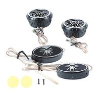 Zohisin Car Loudspeakers Stereo Round Tweeter with Chrome Plated Spider Pattern for Car Truck