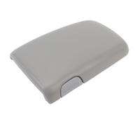 Zohisin Consola de la Consola Central Coser Apoyabrazos Gris Reanudación de Recuperación de Cuero de la PU para un Soporte Cómodo
