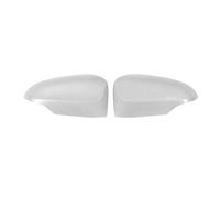 Zohisin Cubierta de Espejo retrovisor Blanco Perla, Alta Resistencia, Resistente a la Intemperie, ABS, reemplazo de Espejo de Puerta Exterior Izquierdo y Derecho para Mejorar y Ajustar (Plata)
