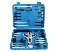 Zohisin Kit de extractor de volante de 54 piezas Juego de agarre de extractor de equilibrador armónico con instalador de placa de bloqueo para la extracción segura de poleas de cigüeñal,