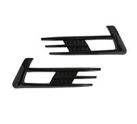 Zohisin Lámpara de niebla frontal negra de alto brillo para cejas, revestimiento de ojos de repuesto, mejora el aspecto exterior de tu coche MK7 2014 2017 con material ABS de alta calidad