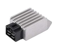 Zohisin Regulador de Voltaje Universal 12V para Motocicleta, 4 pines, Compatible con Scooters, ciclomotores, ATV, Karts, Buggies con Motor GY6 de 50 a 150 cm³. Economía y estabilización