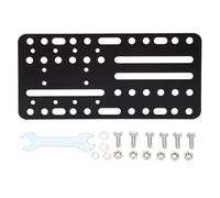 Zohisin Universal Stainless Steel Desk Mount Bracket Plate for USB Handbrake Suitable for Various Racing Game Simulators Enhance Your Gaming Experience