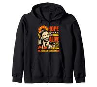 Zohran Mamdani Hope es Alcalde de Nueva York Sunflower Sudadera con Capucha