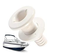 Zohuwerui Accesorios de casco para barcos, desbordamiento de drenaje de cubierta de piso recto, conector de yate a través del casco, accesorios marinos de desbordamiento de agua, suministros de