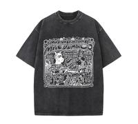 Zohviu Camiseta M-AC Cantante De-Marco Vintage Impreso Manga Corta Casual Sobredimensionado De Verano para Hombres Mujeres XS-3XL