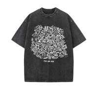 Zohviu Camiseta M-AC Cantante De-Marco Vintage Impreso Manga Corta Casual Sobredimensionado De Verano para Hombres Mujeres XS-3XL