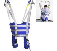 ZoikoM Arnés para traslados, Arnés de Elevación de Paciente de Cuerpo Completo, para grúa de 4 Pinzas, Superacolchado, para Posicionamiento Y Elevación De La Cama, Seguro y Sin Esfuerzo