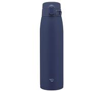 Zojirushi Mahobin SM-VB95-AM - Taza de acero inoxidable, botella de agua, gran capacidad, 950 ml, tipo de un solo toque, tapón sin costuras, solo 3 puntos de limpieza, azul marino