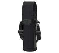 Zojirushi MC-CA04-BA Tapa de Botella de Acero Inoxidable, Tapa para Botella de Agua, Bolso de Hombro, Etiqueta de Nombre, Lavable a máquina, tamaño Recomendado: 720 ml, Negro