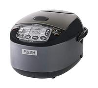 Zojirushi NL-GAC10 BM Umami Micom Olla arrocera y calentador, 5,5-taza, negro metálico, fabricado en Japón
