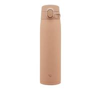 Zojirushi SM-VA72-TM Botella de agua, taza de acero inoxidable de un solo toque, sin costuras, 25 fl oz (720 ml), gris pardo pálido