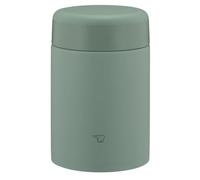 Zojirushi SW-KA52-GM Tarro de sopa aislado de acero inoxidable, sin costuras, 520 ml, verde mate…