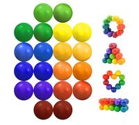 ZOKJSW Juguetes Educativos Juego de Mesa Todo en uno para Hacer Ejercicio, Desarrollar la Mente y Aliviar el Estrés con 20 Esferas Que Pueden Cambiar de Forma a Voluntad