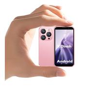 ZOKOE 3G Pequeño Teléfono de Respaldo Kids Smartphone Android 9.0, Pantalla de 3.0 pulgadas, 2 GB RAM 16 GB ROM, 5MP, Batería de 900 mAh, Reconocimiento Facial(XS18-Rosa)