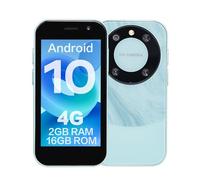 ZOKOE P60pro Mini teléfono Celular teléfono Inteligente para niños Pantalla de 3 Pulgadas 2000 mAh 2GB RAM 16GB ROM 2.0+5.0MP desbloqueo Facial 4G sin Contrato teléfono (Verde)