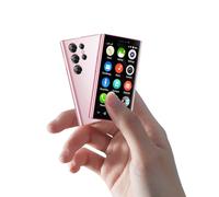 ZOKOE Téléphone Portable 3G-Mini, Petit Smartphone pour Enfants, écran HD de 3 pouces, 2 Go de RAM + 16 Go de stockage, Compact, Wi-Fi, téléphone débloqué (Rosa)
