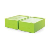 Zoku Cubito de Hielo Unisex Jumbo Trays-Set de 2, Verde