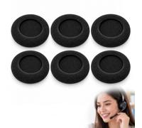 Zolara 6 almohadillas compatibles con EPOS/Sennheiser PC8 USB PC3 PC5 PC7 | Almohadillas de espuma de repuesto para auriculares (6 unidades)