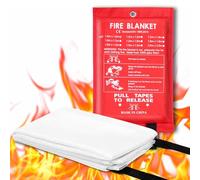 ZOLGINAH 1 manta ignífuga de 1 m x 1 m para cocina, fibra de vidrio, manta ignífuga para diseño de seguridad accidental para cocina, chimenea, barbacoa, coche, camping