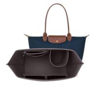 ZOLGINAH Organizador de Bolsos de Mujer Fieltro para Longchamp Bag Organizer Insert Bolsillos Interiores Almacenar Cosméticos