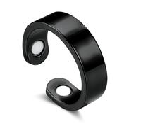 Zolkamery Vital Ring, 2026 Nuevo Anillo Magnético de Plata para Mujer, AntiAnxiety Ring con imanes, Simple, Flor, Corazón/Ondas, Anillo Vital Ajustable para Mejor Sueño, Anillo Magnético para Perder