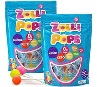 Zollipops Paletas Clean Dientes, fruta natural, 10.4 onzas