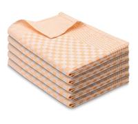 ZOLLNER 5er Set de Paños de Cocina 100% Algodón, 46x70 cm, Naranja.