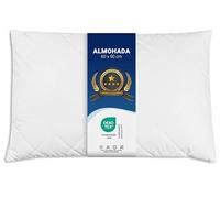 ZOLLNER Almohada cómoda - 60 x 90 cm - con Cremallera - Relleno de Fibras sintéticas Ajustable Individualmente - Lavable hasta 95 °C - Funda de Mezcla de algodón - Calidad de Hotel