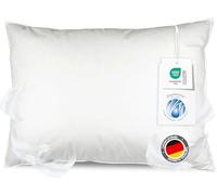 ZOLLNER Almohadón de Plumas, 70x90 cm, firmeza Media, Funda algodón