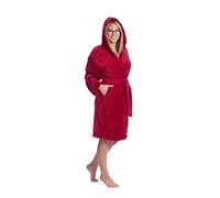 ZOLLNER Bata para niño y niña, talla 10, roja, microfibra muy suave