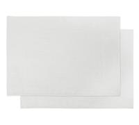 ZOLLNER Juego de 2 alfombras de baño de 50 x 70 cm - Alfombras de baño - Muy absorbentes - Lavables a 60 °C - Apto para calefacción por Suelo Radiante - En Color Blanca - Calidad de Hotel