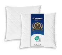 ZOLLNER Juego de 2 Cojines - Fabricados en Europa - Relleno de poliéster - Funda de Tejido Mixto - Lavables a 95 °C - 60 x 60 cm - Calidad hotelera - Certificados Oeko Tex®