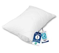 ZOLLNER Protector de Almohada Acolchado en 40x60 cm - Funda Protectora Transpirable con Cremallera - Mezcla de algodón - Lavable hasta 95°C - Calidad hotelera - Certificado Oeko Tex®