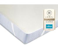 ZOLLNER Protector de colchón - Cubrecolchón con prácticos elásticos en Las Esquinas - Apto para Personas alérgicas - Algodón - Lavable a 95 °C - 200x200 cm - Calidad hotelera