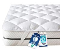 ZOLLNER - Set de 1 - Cubrecolchón - Blanco - 80x200 cm - poliéster