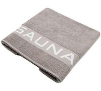 ZOLLNER Toalla de Sauna Gris Extra Grande, 80x200 cm, 500 g/m²