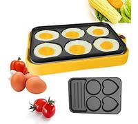 ZOLPINL Deluxe Sous Vide Style Egg Bite Maker with Silicone Molds, Deep Fill Non Stick Cooking Chamber, Quick Cook Multicooker, 800W Electric Egg Maker Machine for Omelette, Scrambled Eggs