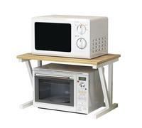 ZOLPINL Estante para microondas, Soporte para microondas, Estante para Horno microondas de 2 Niveles, Estante para Especias para Cocina, Soporte Resistente para tostadora de microondas, or