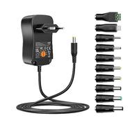 Zolt 36W Universal AC DC Adaptador de Corriente 3V 4.5V 5V 6V 7.5V 9V 12V 3A Fuente de Alimentación Adaptador de Voltaje Múltiple, 3000mA Máx.
