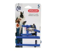 Zolux Arnés Azul con correa azul para roedores